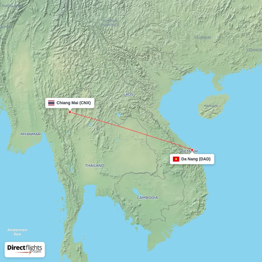 CNX - DAD route map