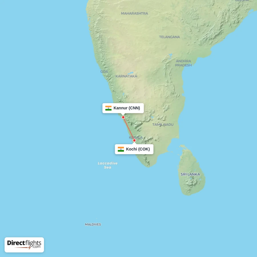 COK - CNN route map