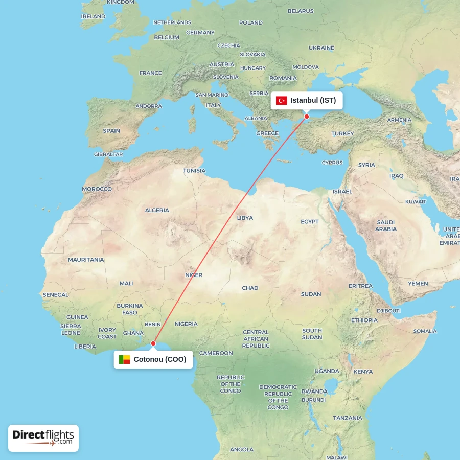 COO - IST route map