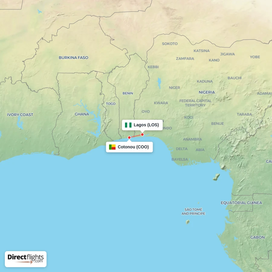 COO - LOS route map