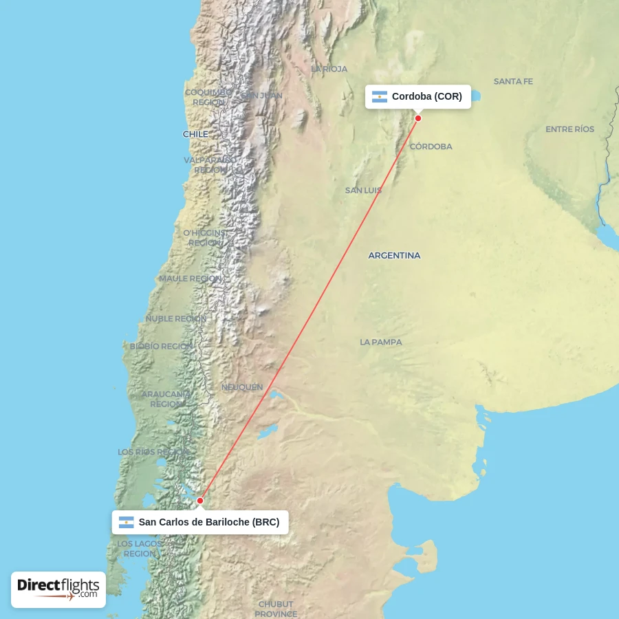 COR - BRC route map