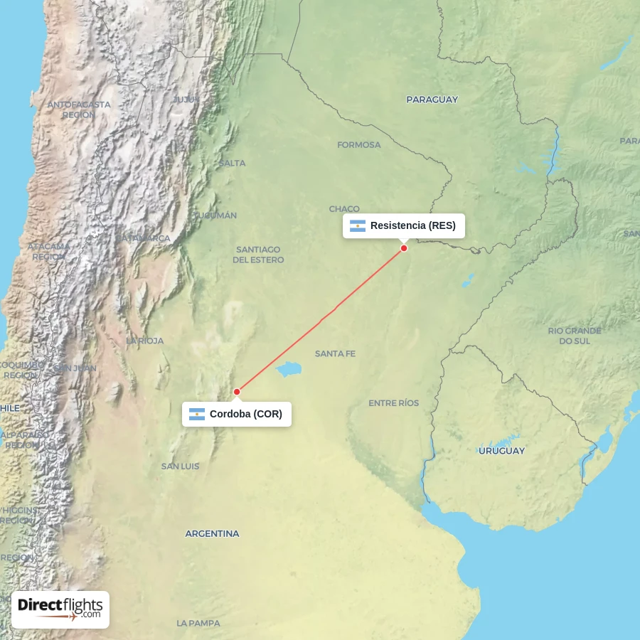 COR - RES route map