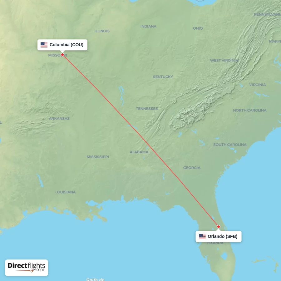 COU - SFB route map