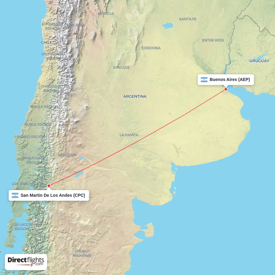 CPC - AEP route map
