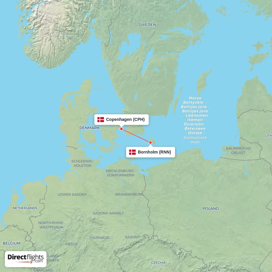 CPH - RNN route map