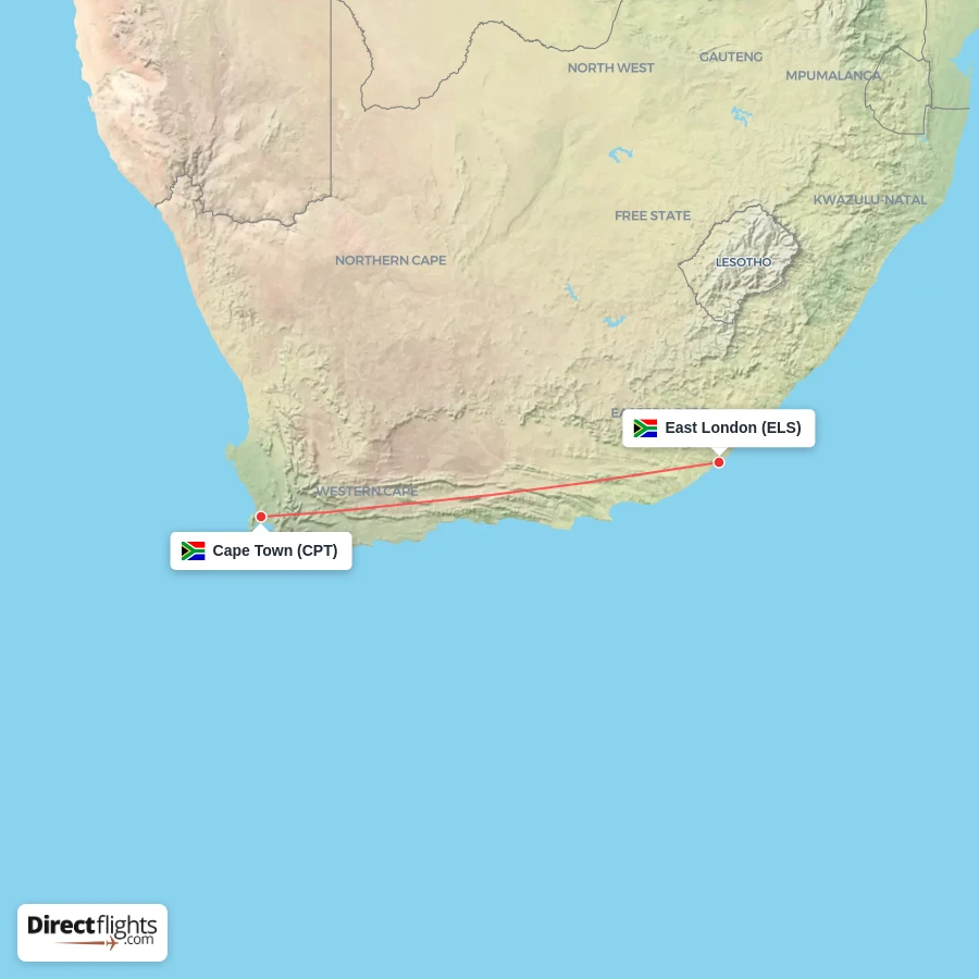 CPT - ELS route map