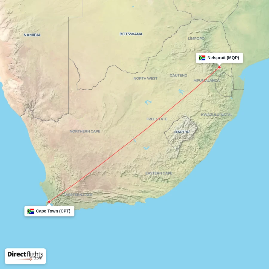 CPT - MQP route map