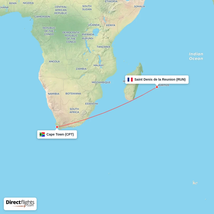 CPT - RUN route map