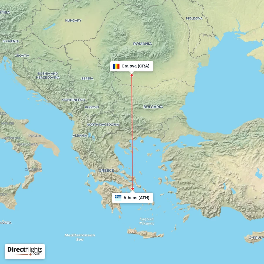 CRA - ATH route map