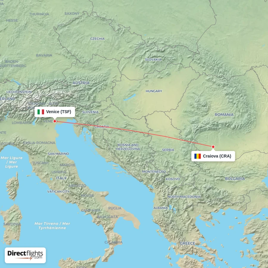 CRA - TSF route map