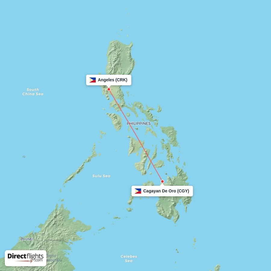 CRK - CGY route map