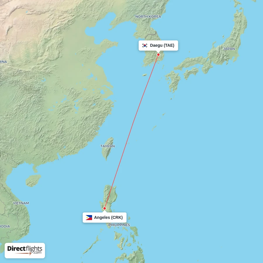 CRK - TAE route map