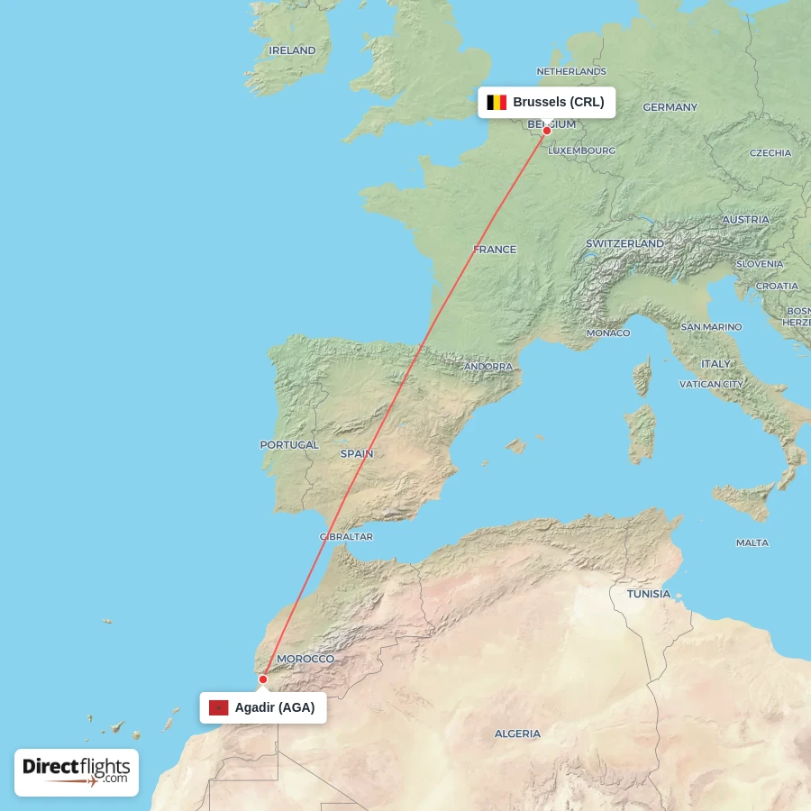 CRL - AGA route map
