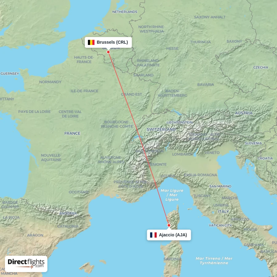 CRL - AJA route map