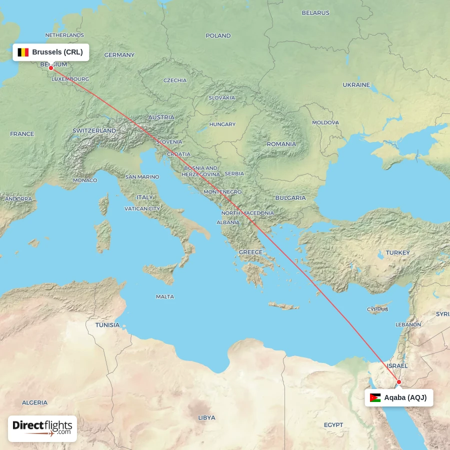 CRL - AQJ route map