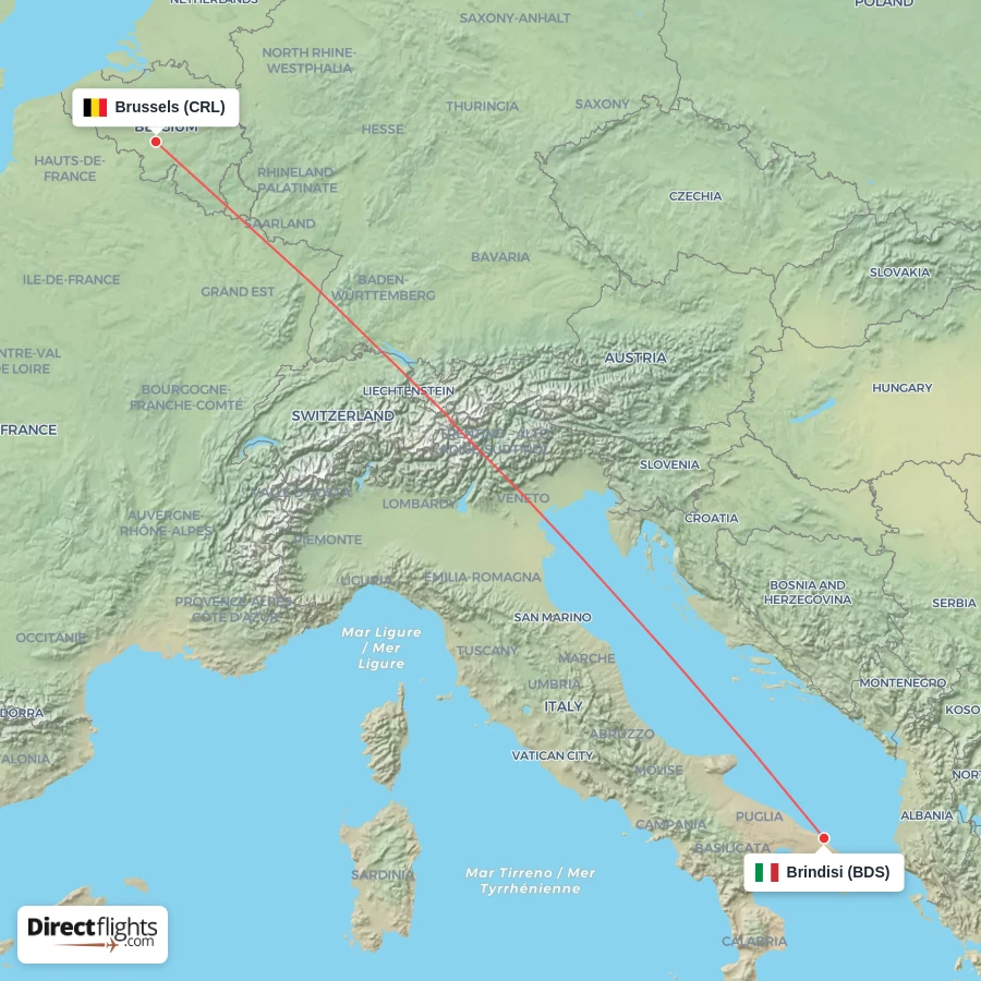 CRL - BDS route map