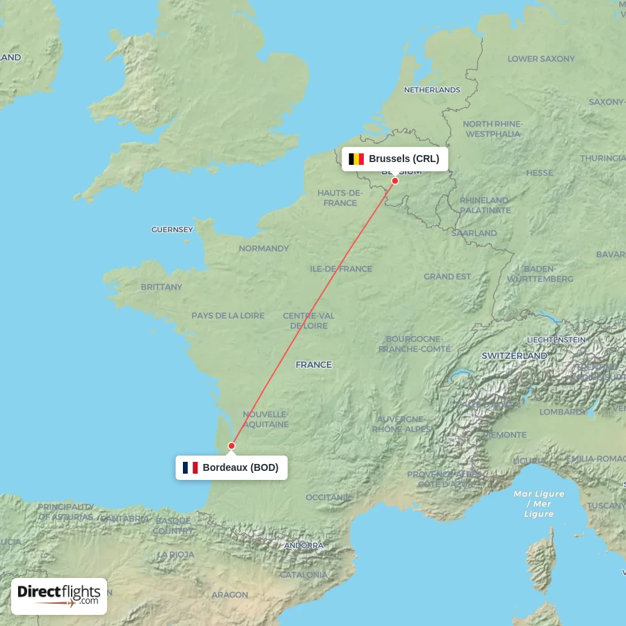 CRL - BOD route map