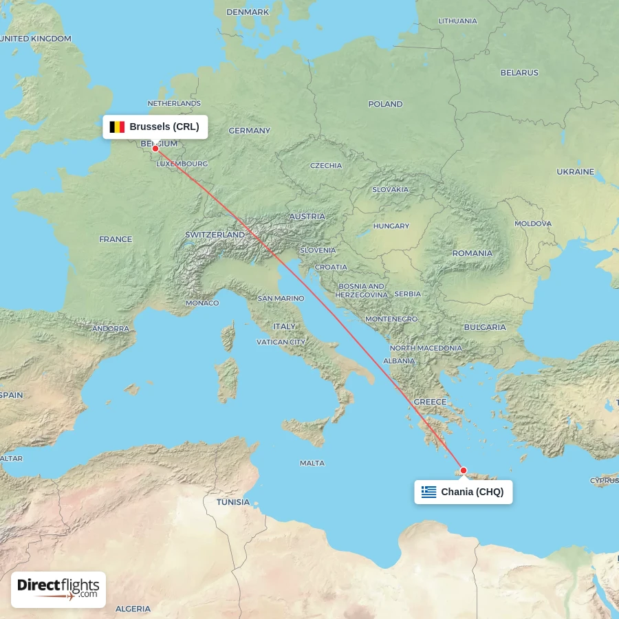 CRL - CHQ route map
