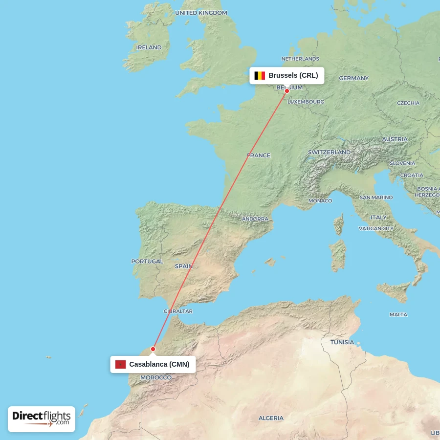 CRL - CMN route map