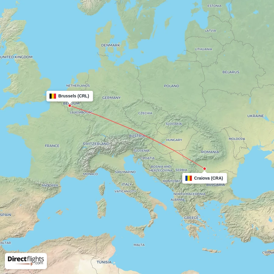 CRL - CRA route map