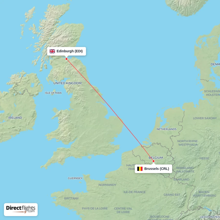 CRL - EDI route map