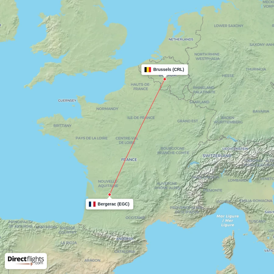 CRL - EGC route map