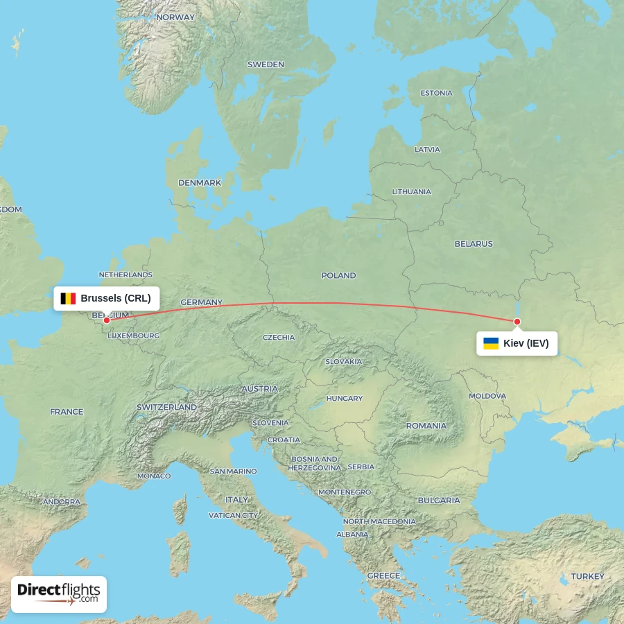 CRL - IEV route map