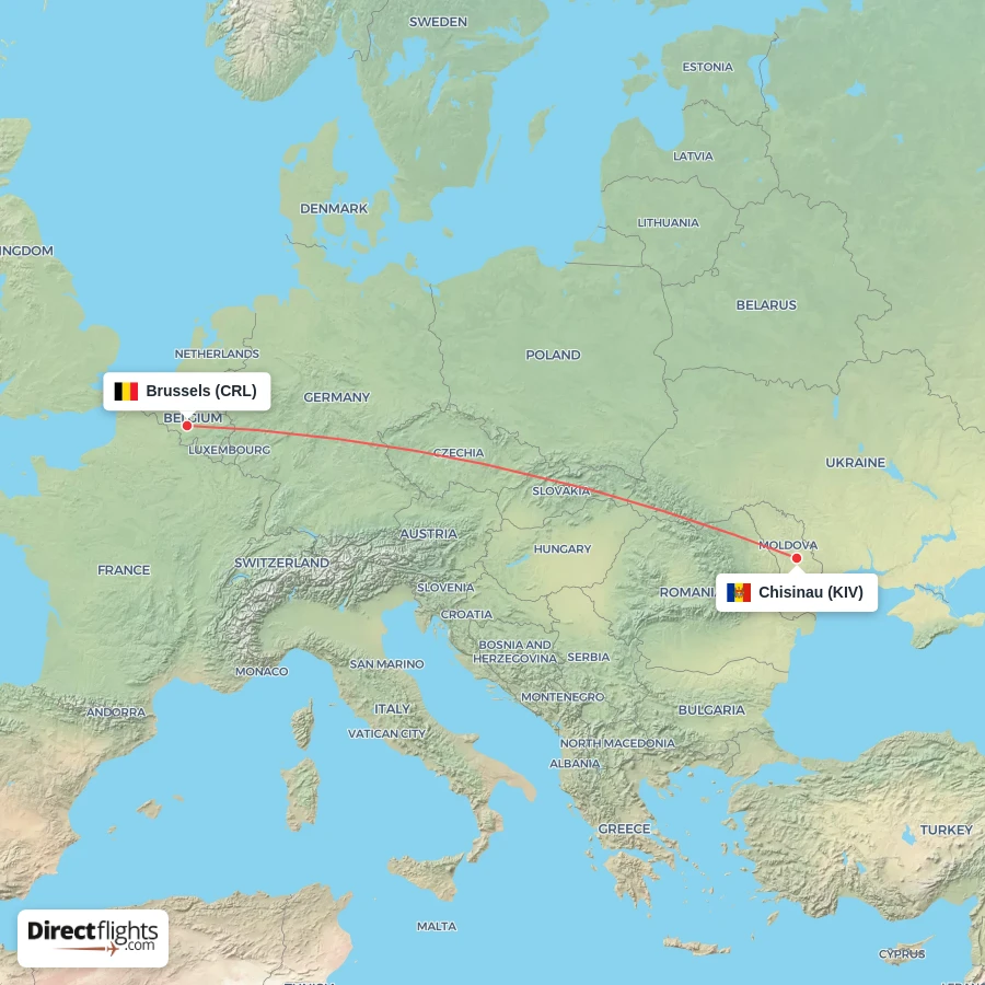 CRL - KIV route map