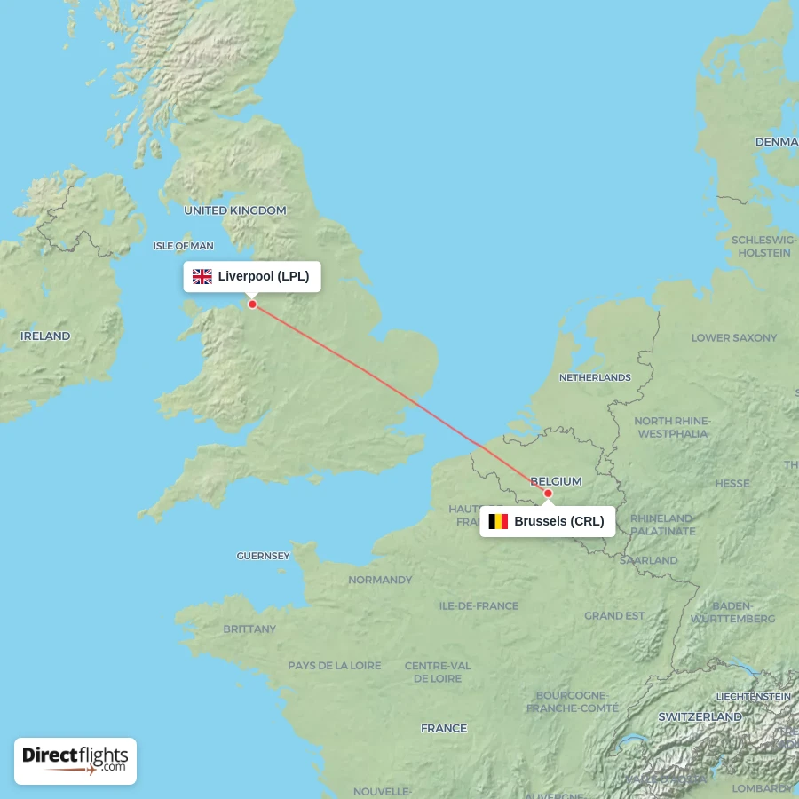 CRL - LPL route map