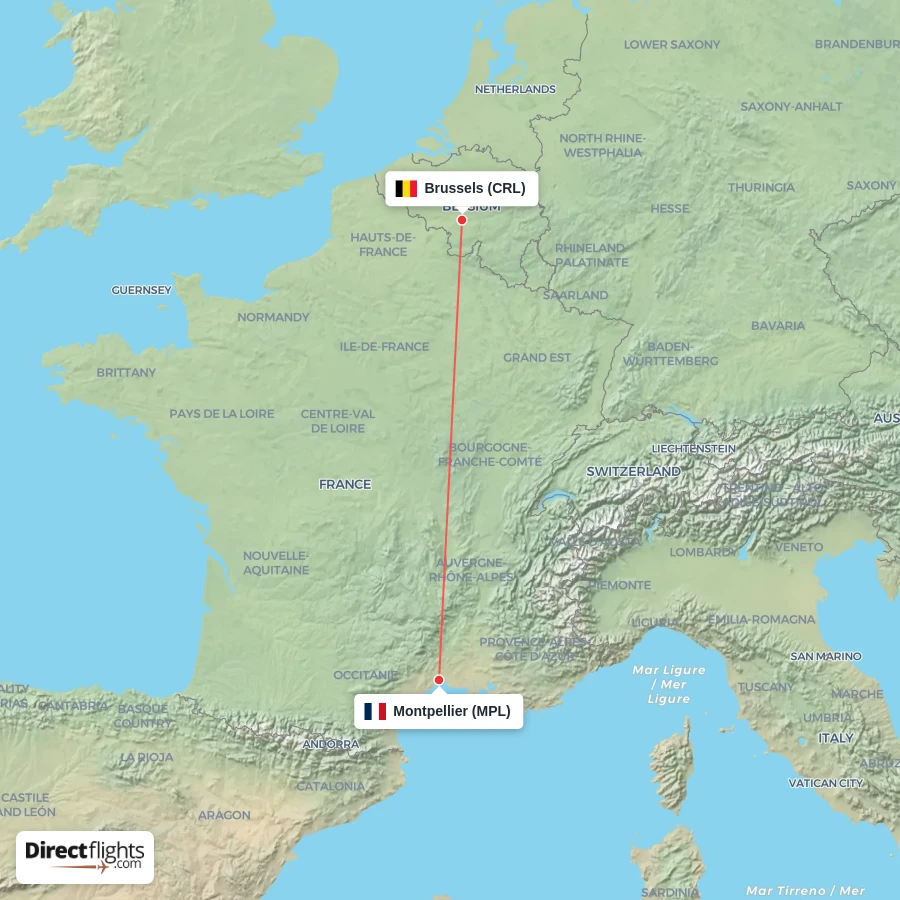 CRL - MPL route map