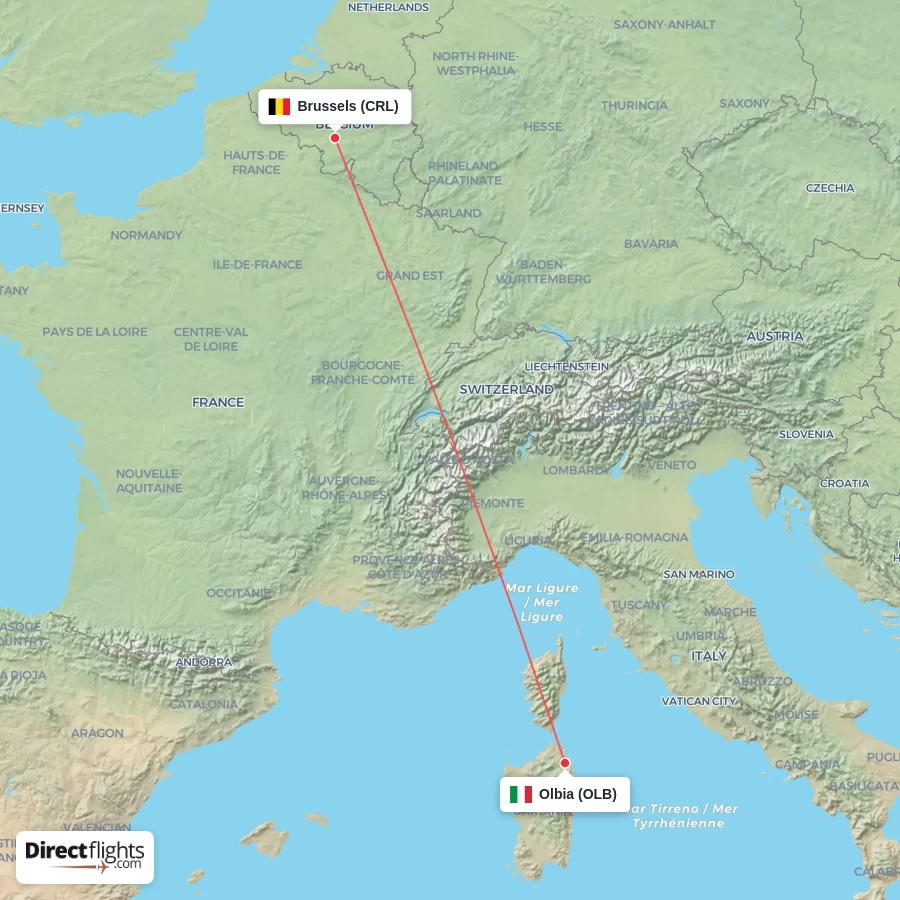 CRL - OLB route map