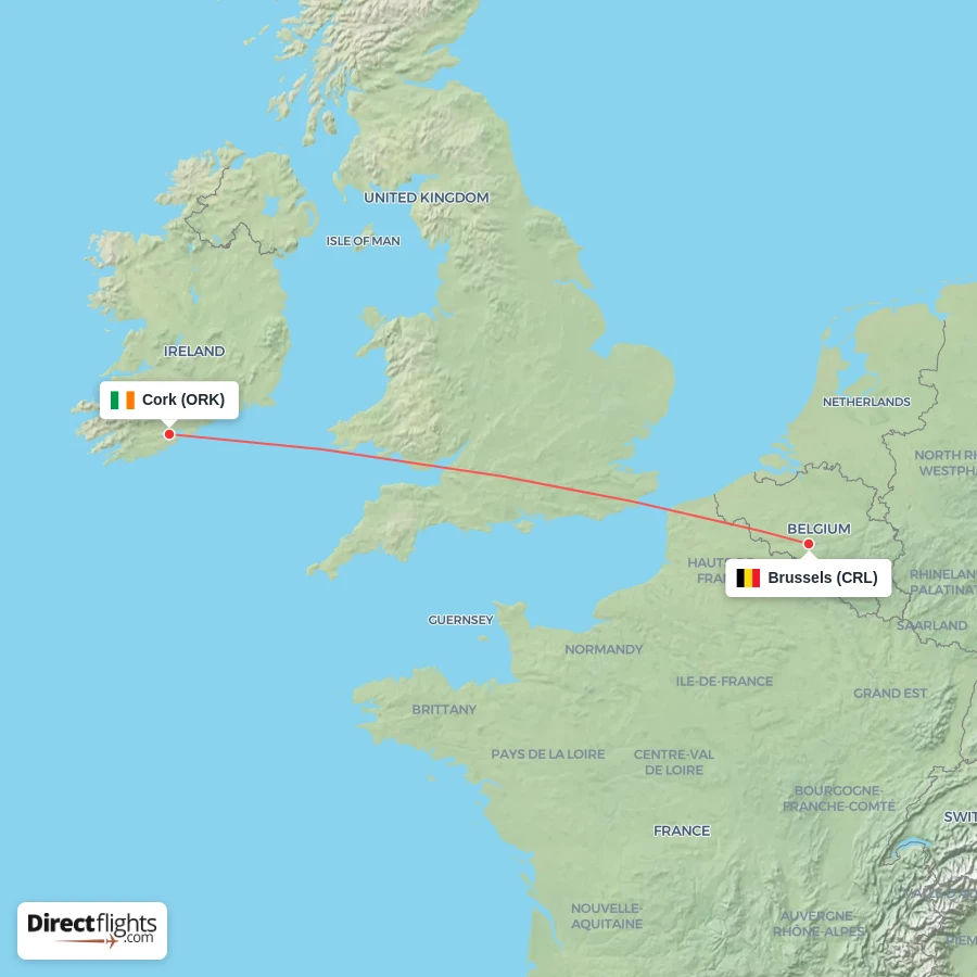 CRL - ORK route map
