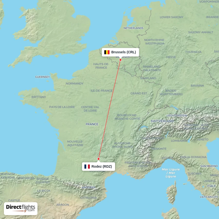 CRL - RDZ route map