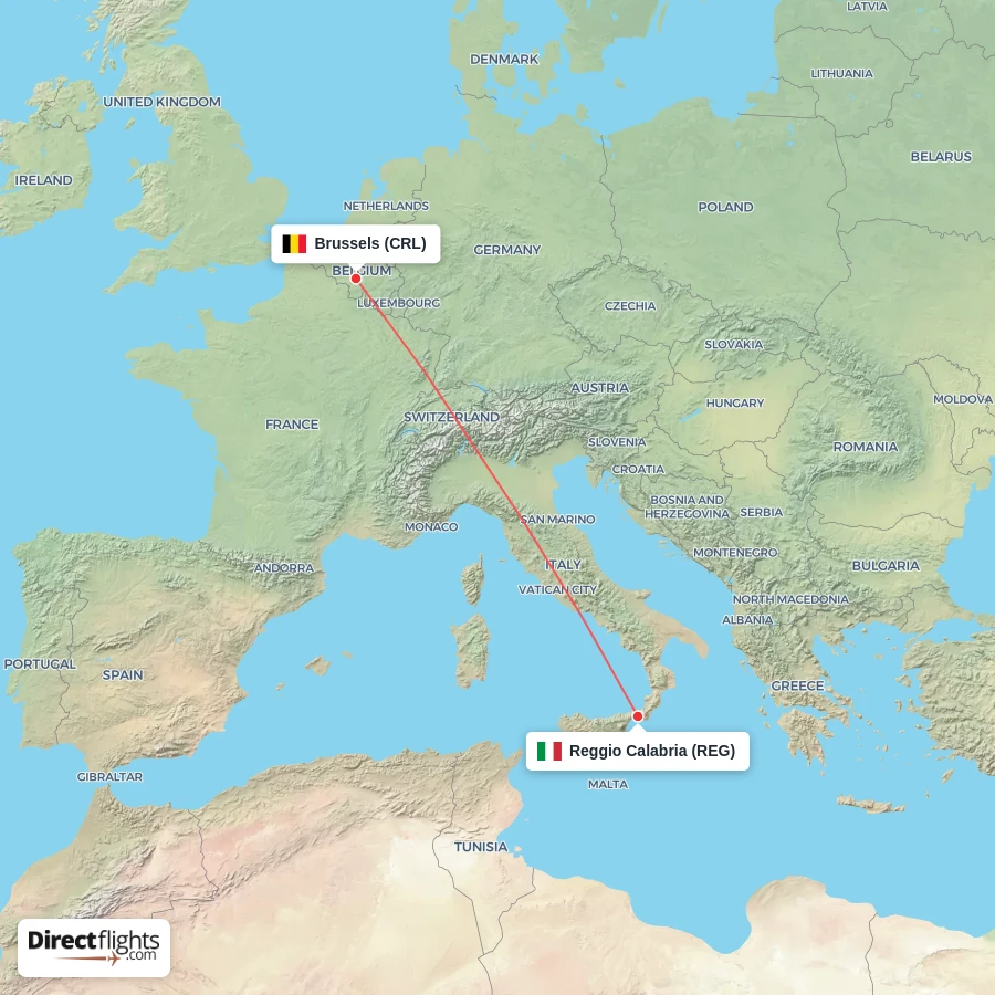 CRL - REG route map