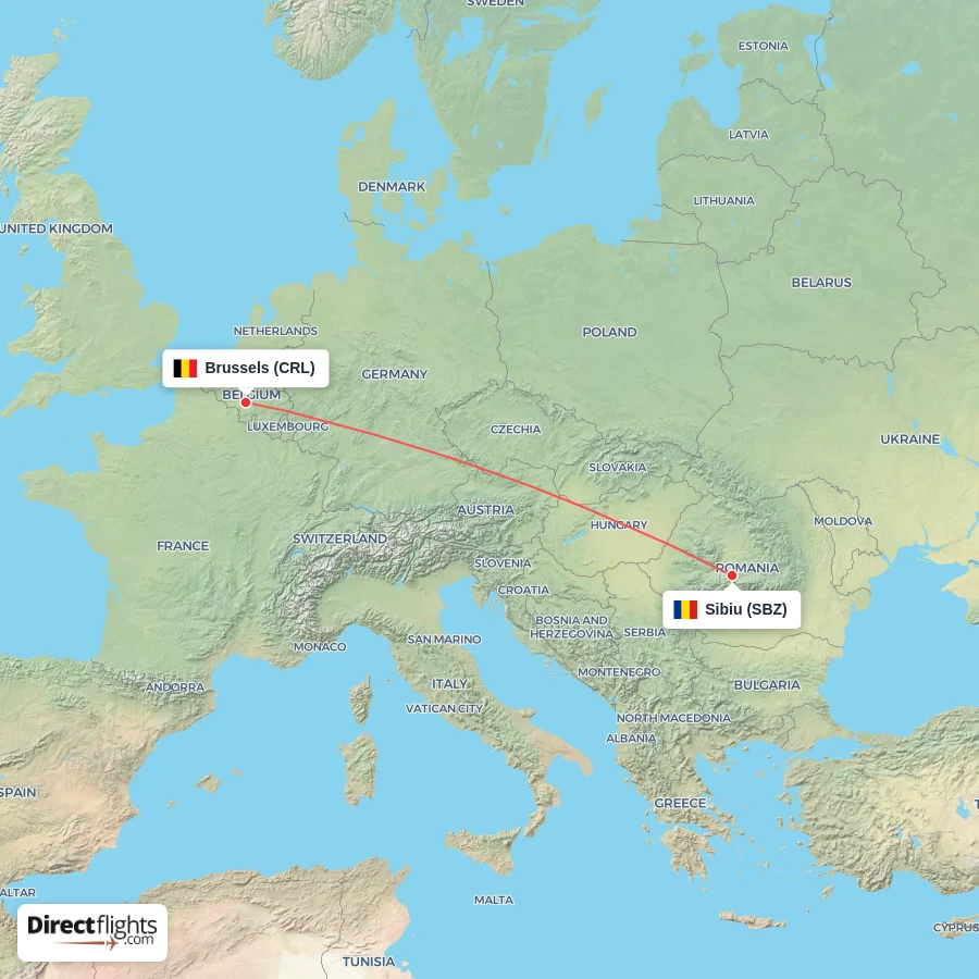 CRL - SBZ route map