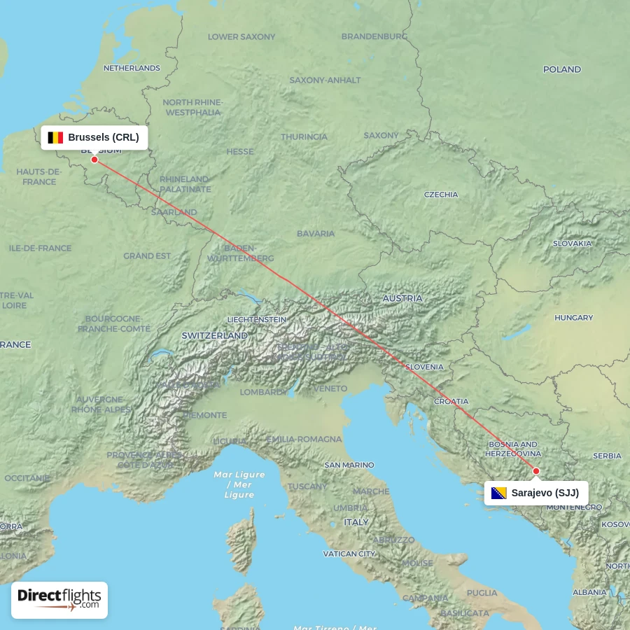 CRL - SJJ route map