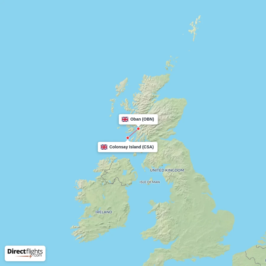 CSA - OBN route map