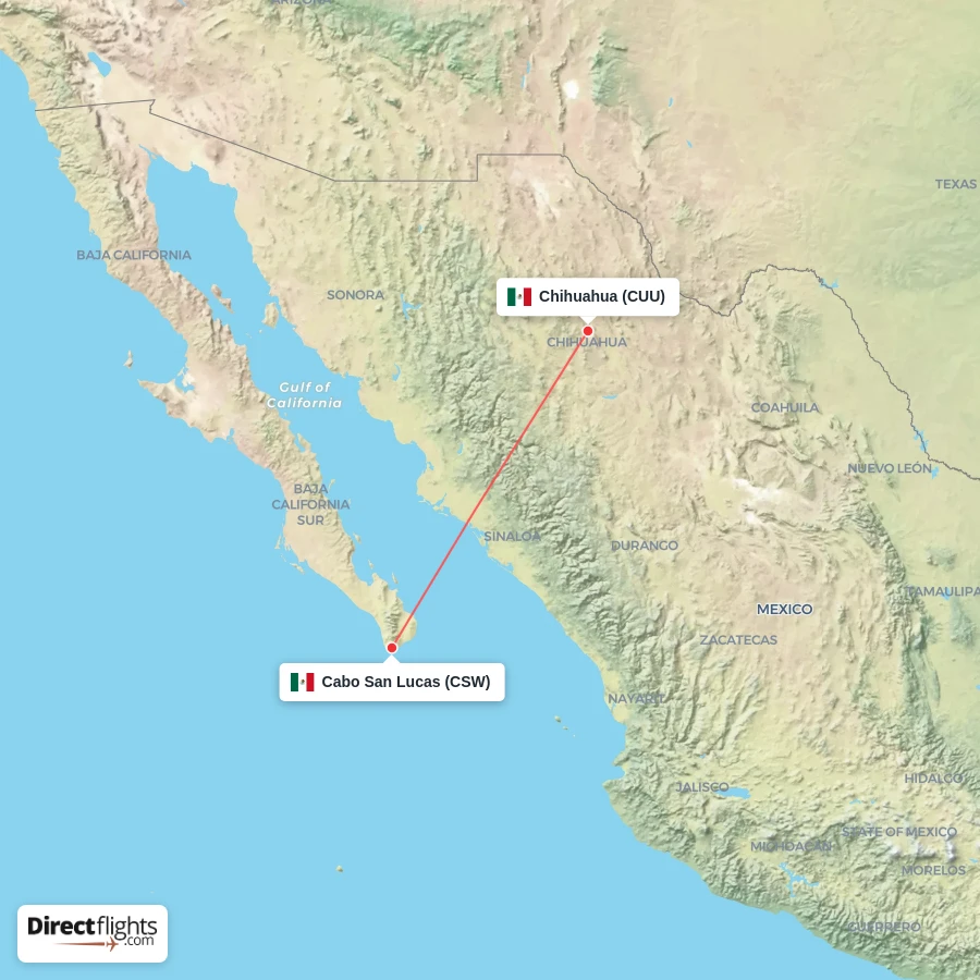 CSW - CUU route map