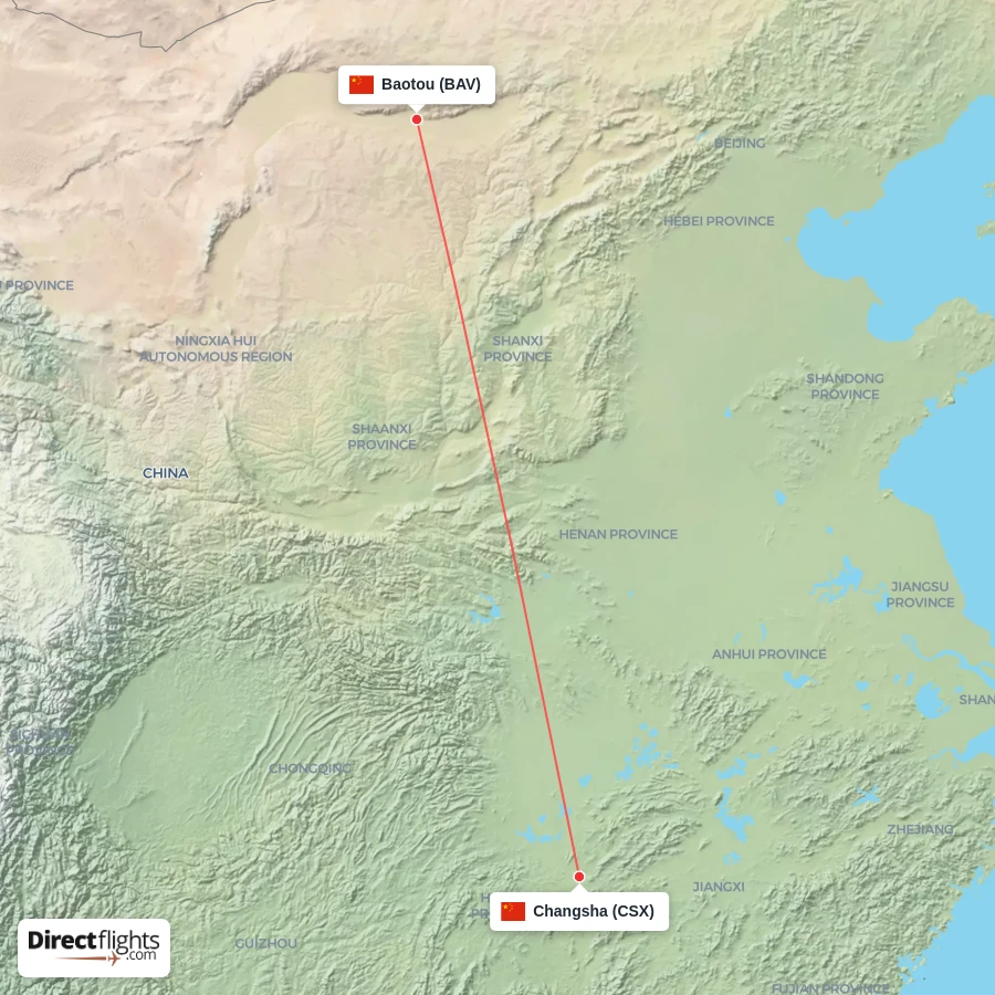 CSX - BAV route map