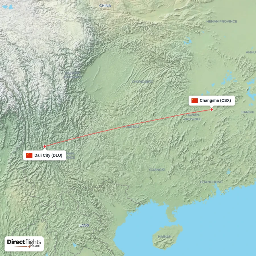 CSX - DLU route map