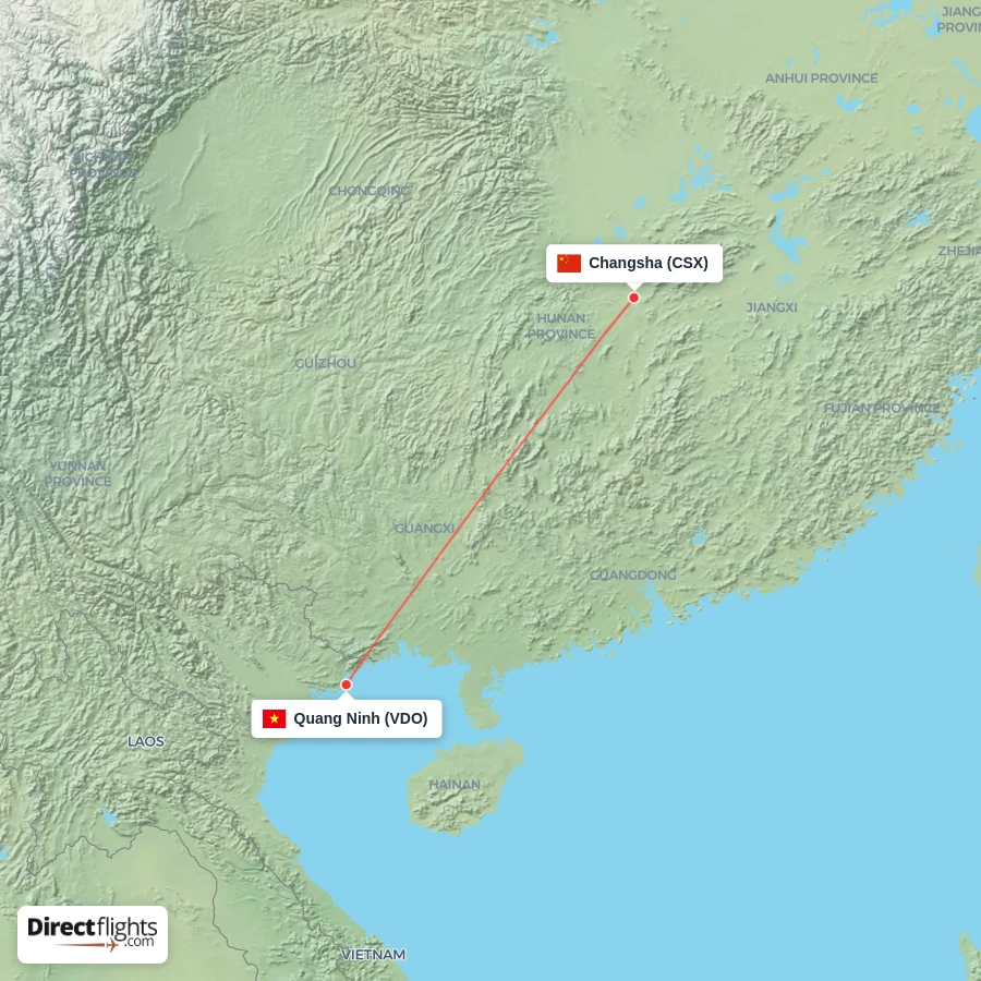 CSX - VDO route map
