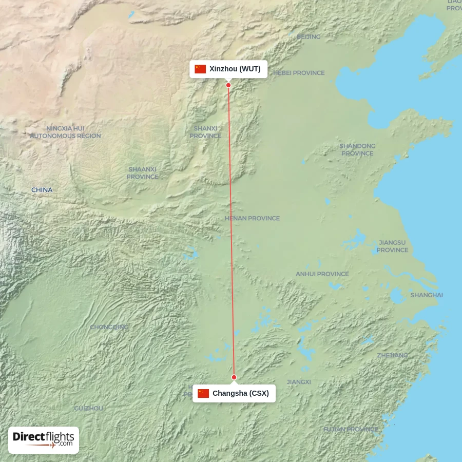 CSX - WUT route map