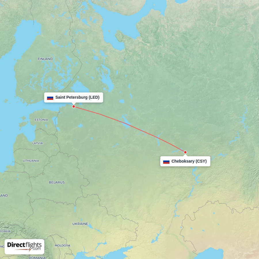 CSY - LED route map