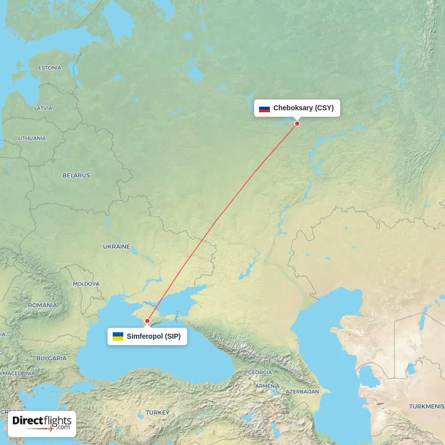 CSY - SIP route map