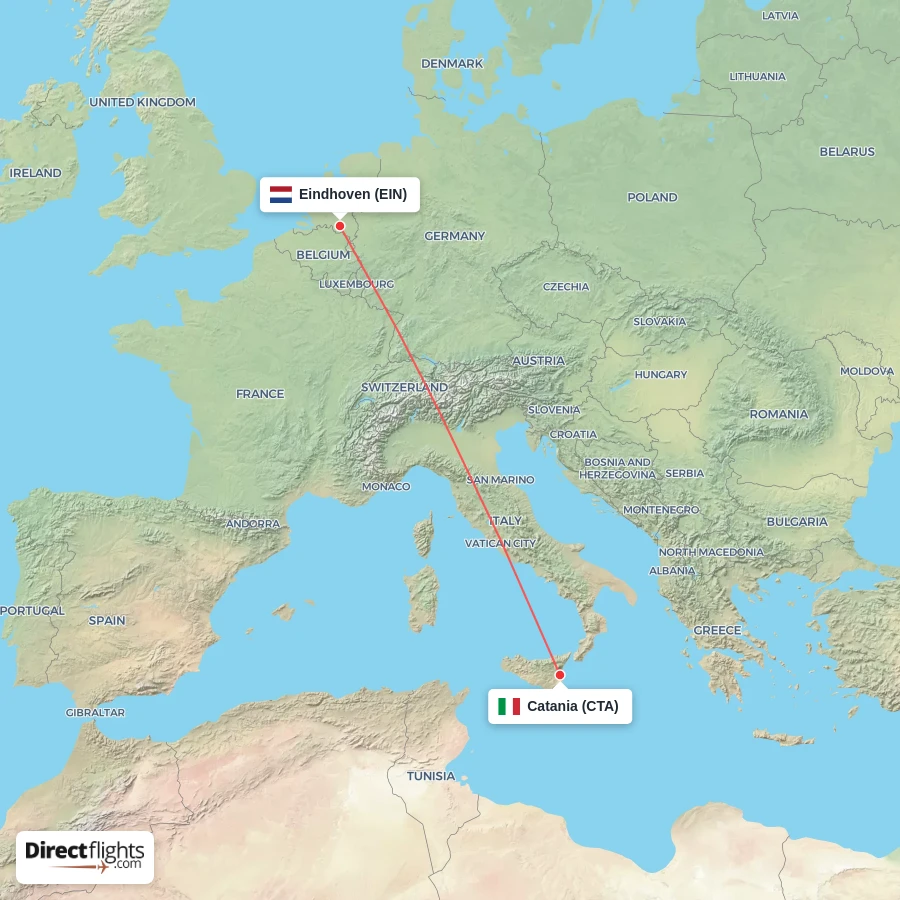 CTA - EIN route map