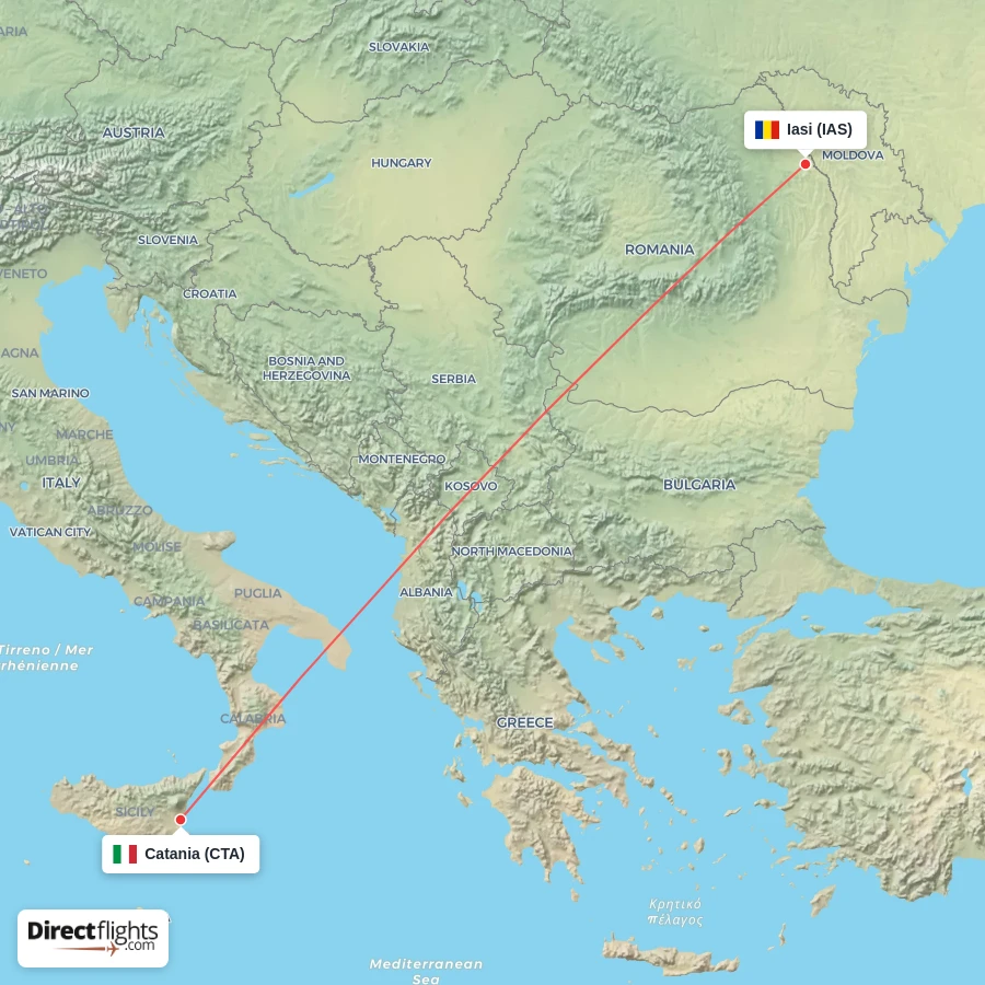 CTA - IAS route map