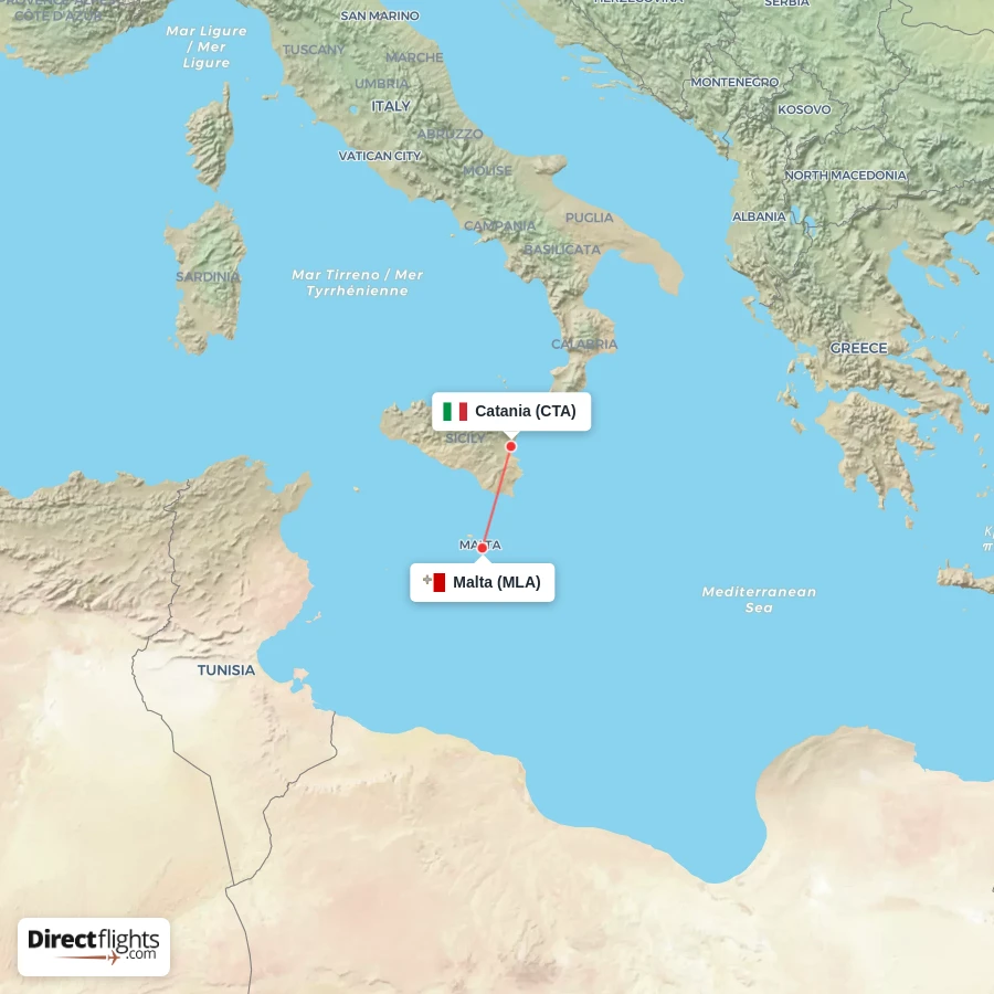CTA - MLA route map