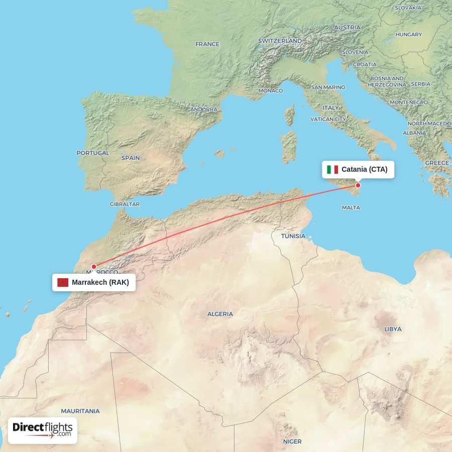 CTA - RAK route map
