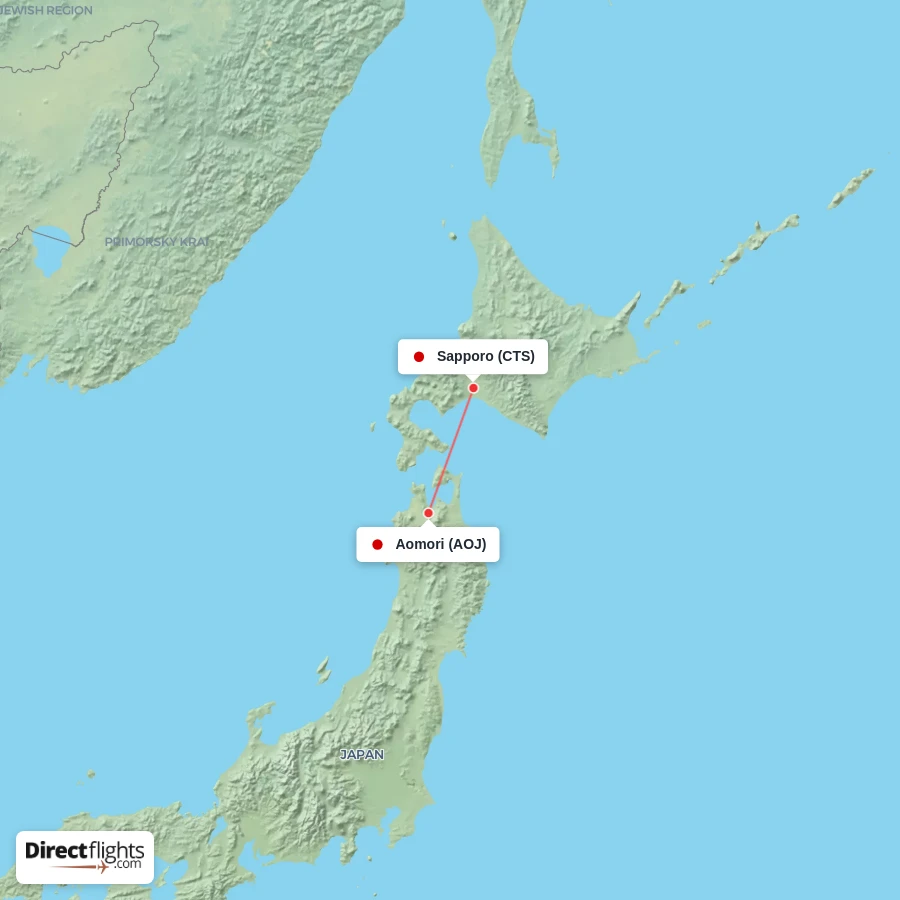 CTS - AOJ route map