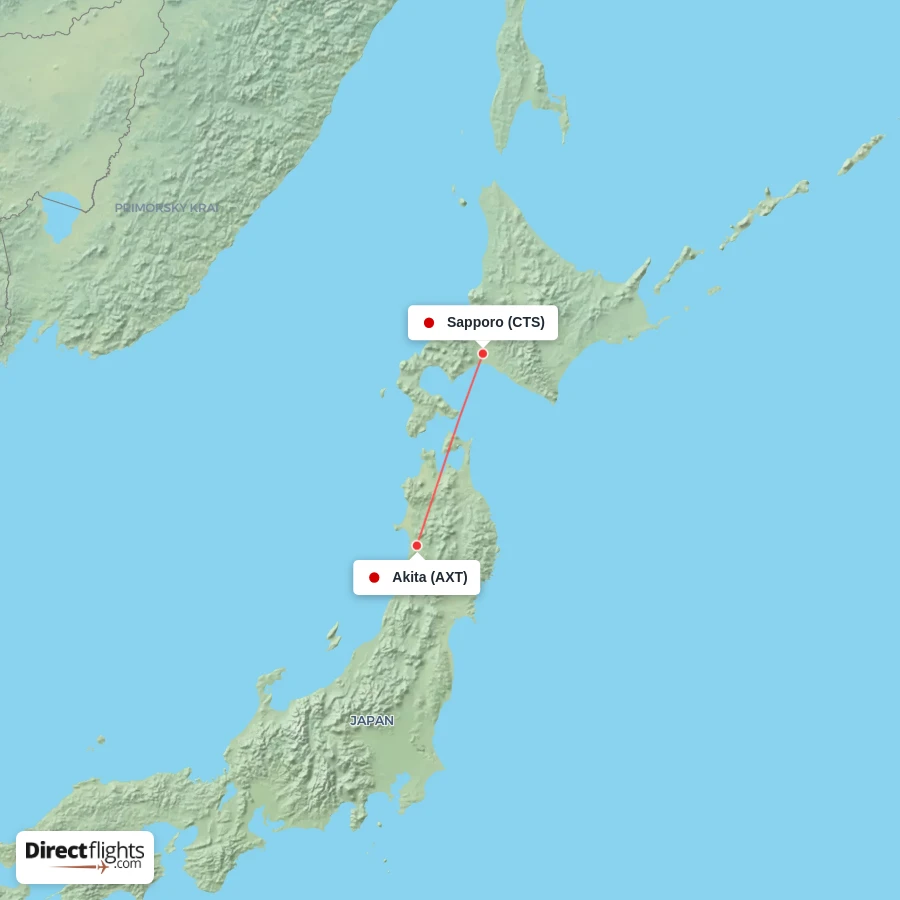 CTS - AXT route map
